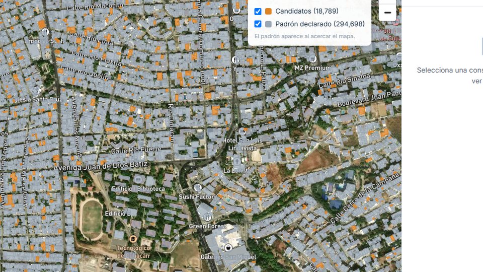 Vista del caso Culiacán — 100 km²